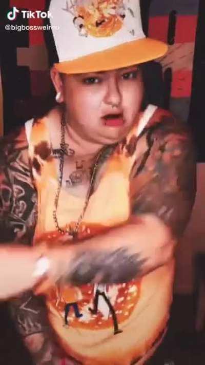 Basic butch breaks out her pumpkin spice rick and morty outfit for fall 🍂🤗