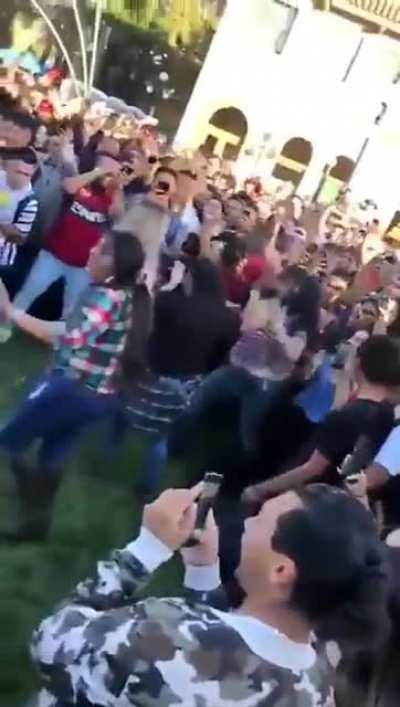 The dude who starts dancing deserves a Nobel prize