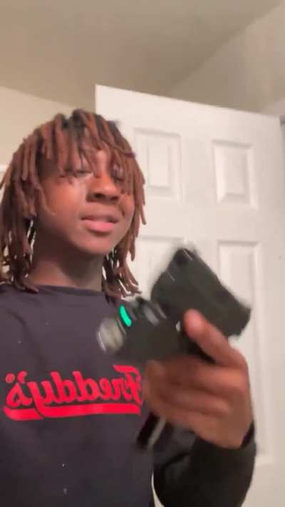 Stop playing with guns and go to school kids! 