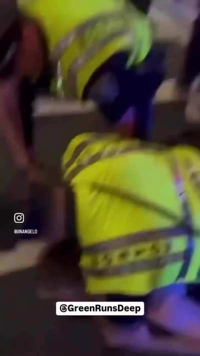 Boston and New York fans fighting outside of TD Garden......whats new?