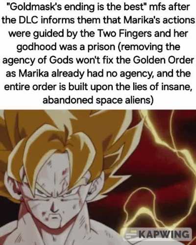 I'm sure this revelation will lead to calm and collected lore discussion