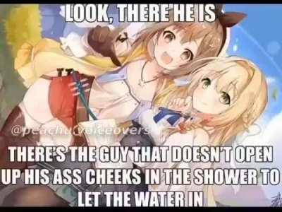 Do *you* spread your asscheeks in the shower?