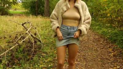 Flashing Pussy Near Strangers