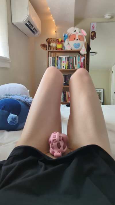 Cumming in chastity feels so satisfying 🥰