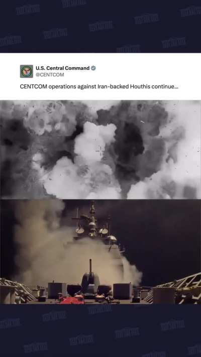 American air strikes on Houthi assets