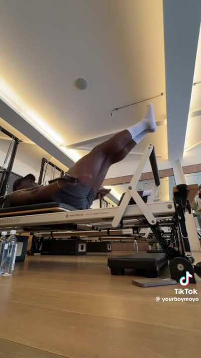 Men trying Pilates for the first time always make me laugh.