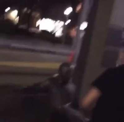 Luh rino 🦅 catches opp lacking 😨 in the streets 😈