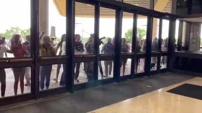 Kentucky has one polling place for 616,000 voters. This calls into question the legitimacy of the election.