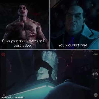 Crazy part in the game.