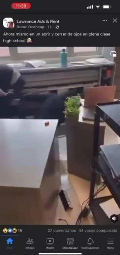 High School Classroom Fight