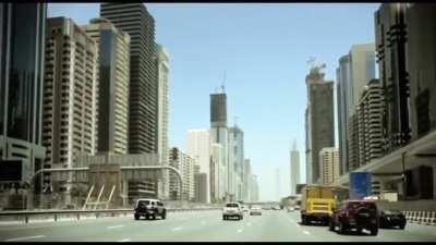Dubai, construction time lapse