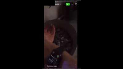 its just one finger at least