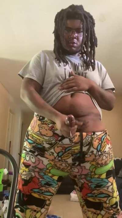 I Was Trying to Edge and Lost Control Watch My Big Dick Spit 12 Ropes Of Cum On The Floor 🤤🤤🤤🍆💦