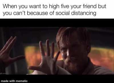 Like pushing opposite ends of a magnet