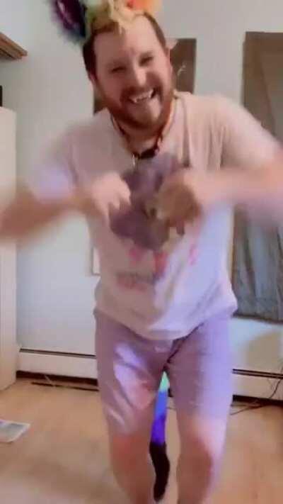 Turn the volume down for this one boys