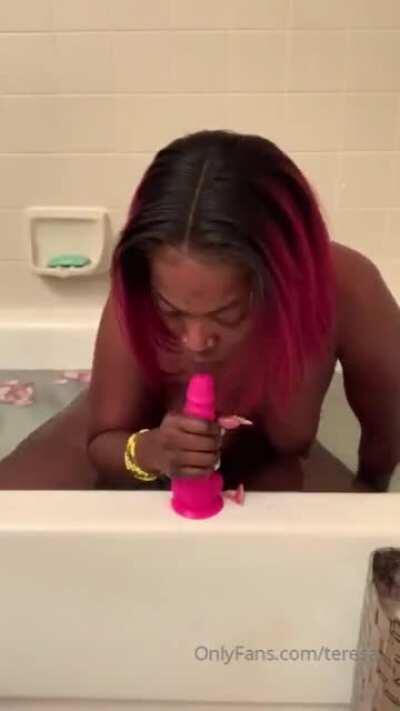 Showing off her skills