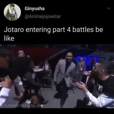 Jotaro the second most reliable guy in Morioh