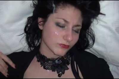 Sweet young german girl cumshot