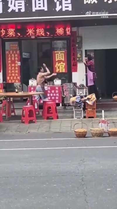 Two women got mad and cast spells on each other.