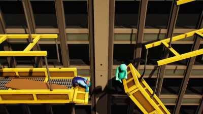 I made an edit of a game with my friends (I'm the teal one)