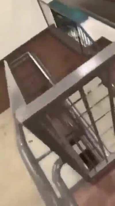 OMG it's seems he is in lots of pain