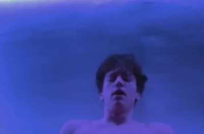 His balls must have been as blue as the lighting