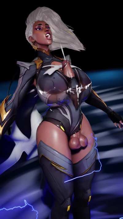 Storm brewing futa cums! (Milky3DX) [Marvel Rivals]