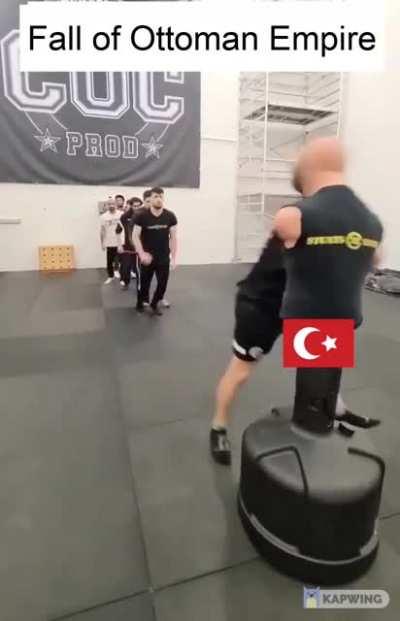 Fall of Ottoman Empire explained in 15sec