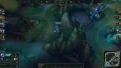 Xerath stealing first enemy blue buff