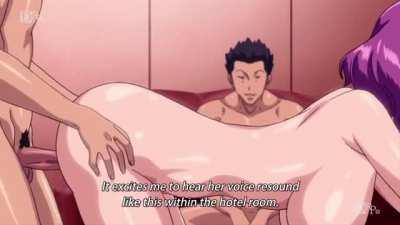 Sweet Hentai Girl Threesome MMF