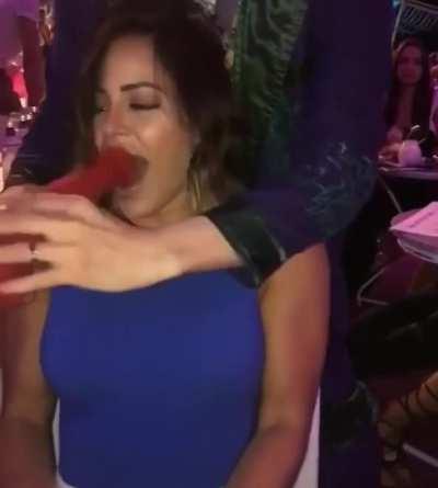 Charly Caruso’s instincts kicking in (Charly Arnolt)