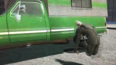 Waiting to be picked up.