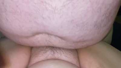 Love her moans when I slide in!