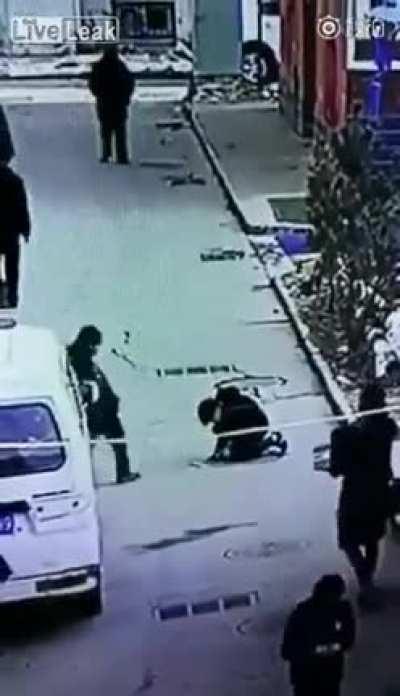 I will just look for flammable gas with this lighter