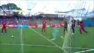 Saved a penalty without even noticing