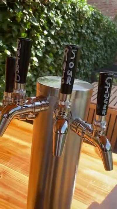 BBQ and beer area finally finished