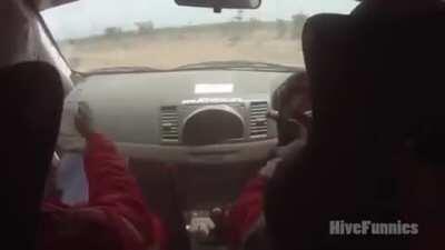 YOU ARE BREAKING THE CAR SAMIIIR!!!