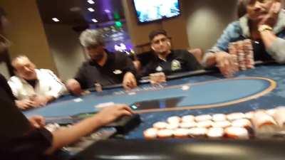 He got mad that someone bluffed him in poker