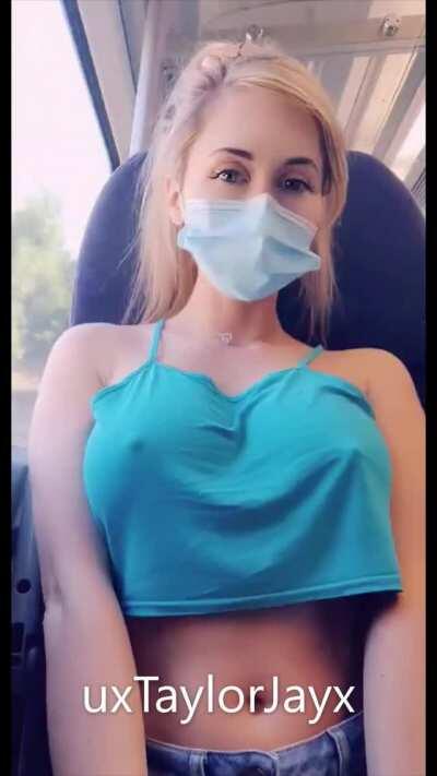 Bursting out on the train