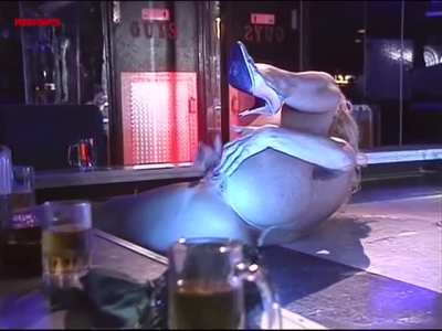 Nina Hartley Stripping Naked On Stage