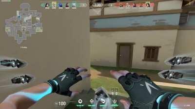 Clean Jett daggers ace in Immortal/Radiant rank