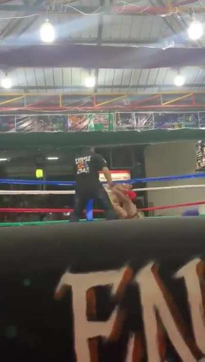 When you've got your opponent against the ropes