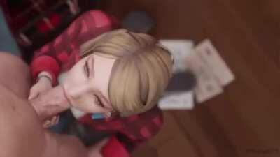 Rachel sucking cock (MadrugaSFM, EvilAudio)