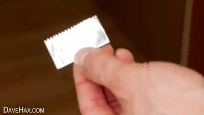 Using a battery to make fire