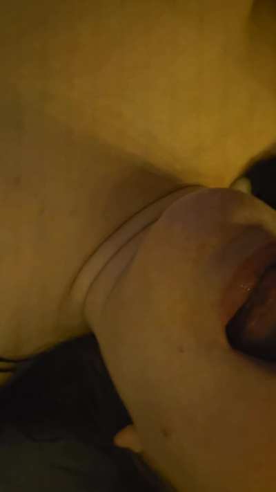 Helping hubby out with this one.. he was getting a little desperate to dump some baby batter on my tongue - hot from cooking in his ballsack