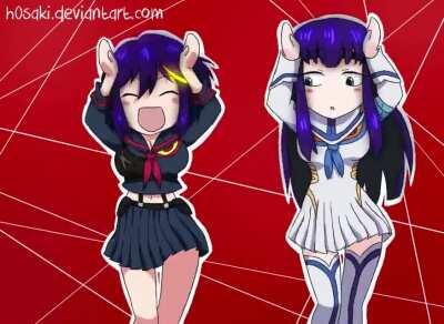 Ryuko and Satsuki [Kill La Kill] Caramelldansen