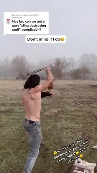 Who says the sling should only deal 1d4?