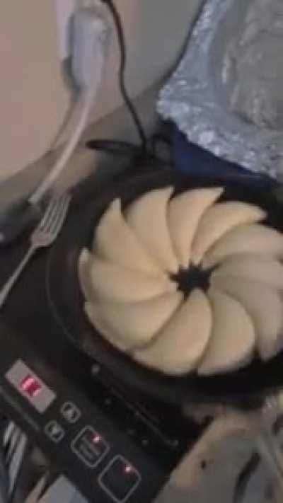 What could go right flipping pierogies