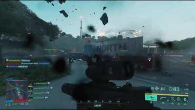 All the missiles for one heli made me crack up, shows how fed up we were that match