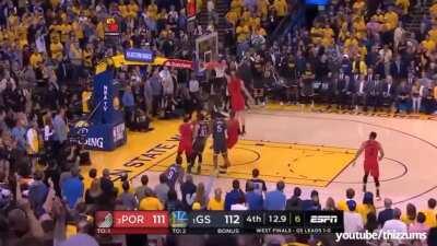 So everyone forgot what Steph did to Portland last year? Here’s a reminder